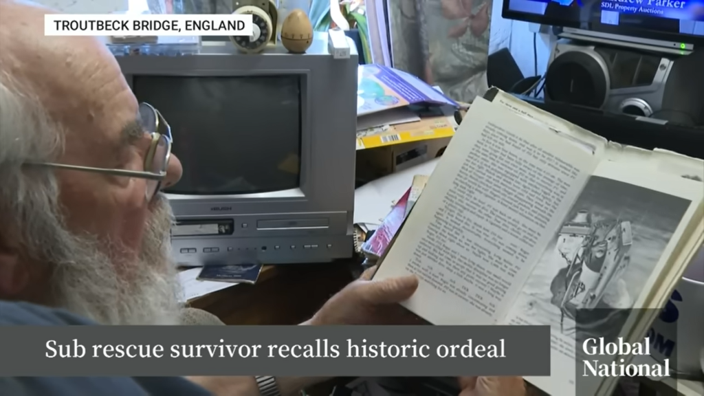 Sub survivor recalls record-breaking Atlantic rescue mission 50 years later